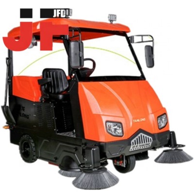 Electric Driven Cabin Type Floor Sweeper Truck Machine