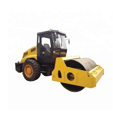 10 Ton Hydraulic Single Drum Vibratory  Road Roller with Cab for sale