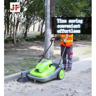 Hand push road electric sweeper